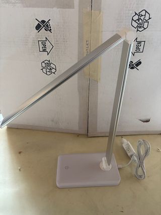 Flexo LED Plata y Blanco