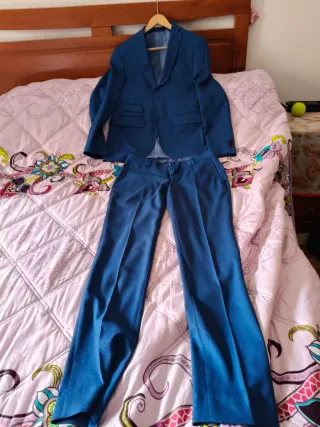 Traje chaqueta azul