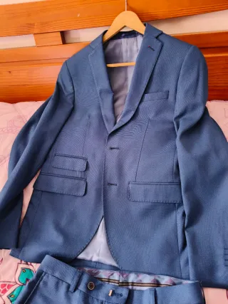 Traje chaqueta azul