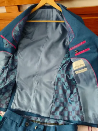 Traje chaqueta azul