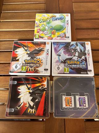 Nintendo New 2DS XL + Pokémon Ultra Sol/Luna Yoshi