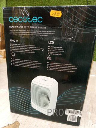 Cecotec Calefactor Eléctrico de Baño