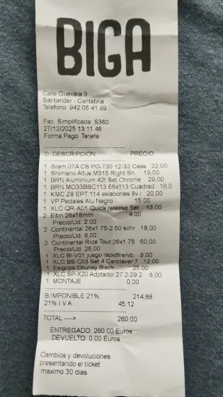 MTB Clásica 90s Talla M