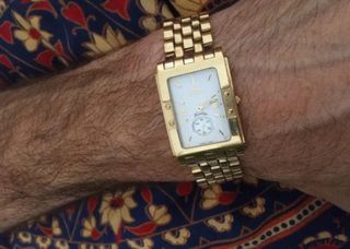 Reloj Jaguar Dorado y Blanco