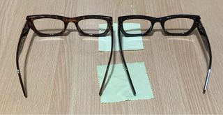 Coppia occhiali donna lenti trasparenti