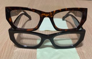 Coppia occhiali donna lenti trasparenti