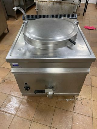 Marmita industrial a gas natural