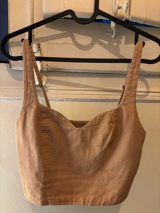 Conjunto Abercrombie & Fitch Top y Pantalón Rosa