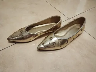 Bailarinas doradas talla 37