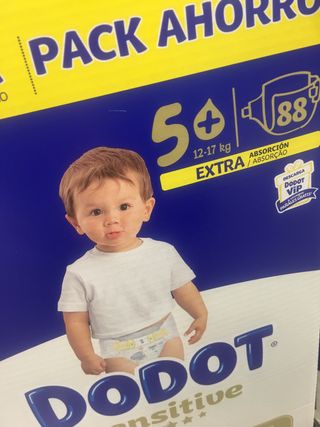 Fraldas Dodot Pack Ahorro T5 (12-17kg)