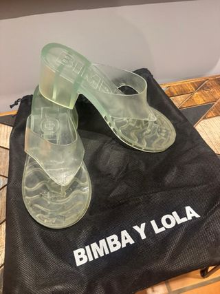 Sandalias BIMBA Y LOLA transparentes