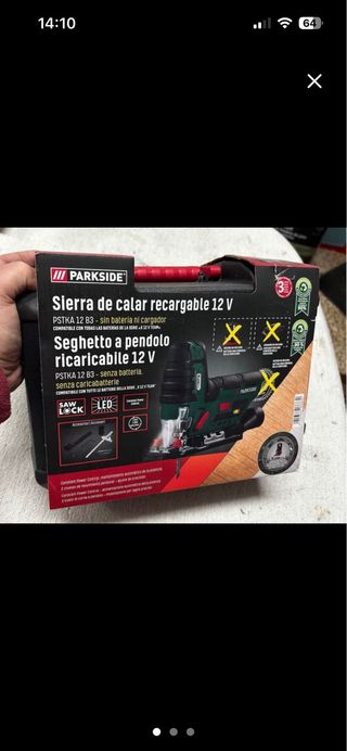 Sierra de calar Parkside PSTKA 12 caladora nueva