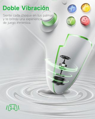 Mando Inalámbrico Blanco y Verde