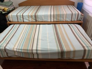 Cama nido 90cm con 4 cajones colchones incluidos