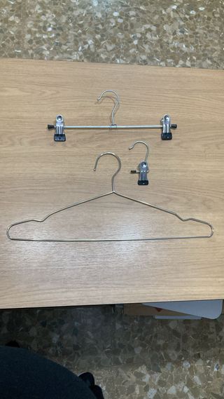 Lote 400 Perchas Metálicas Resistentes