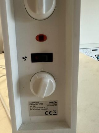 Estufa Jocca Blanca Metálica