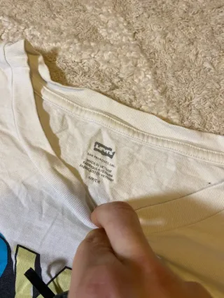 Camiseta Levi's Blanca Multicolor Talla S