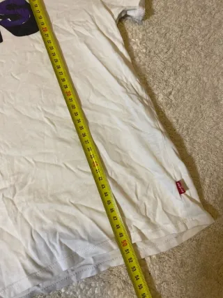 Camiseta Levi's Blanca Multicolor Talla S