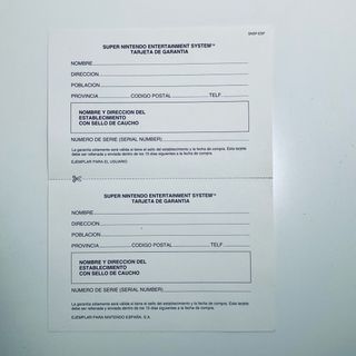 Manuales Consola Super Nintendo world cup Snes ESP