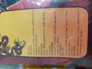 Disfraz Ninja Dragón