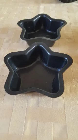 Set 4 Mini Stampi Forno Cuore Stella