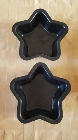 Set 4 Mini Stampi Forno Cuore Stella