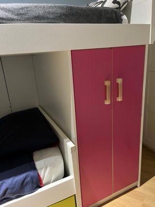 Cama tren 3 camas + armario