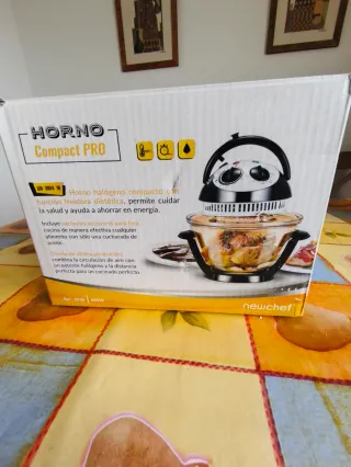 Horno Compact Pro New Chef Halógeno