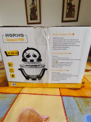 Horno Compact Pro New Chef Halógeno