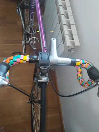 Bicicleta carretera Vitus morada talla M