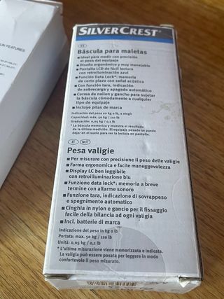 Báscula Maletas + 2 medidores de temperatura