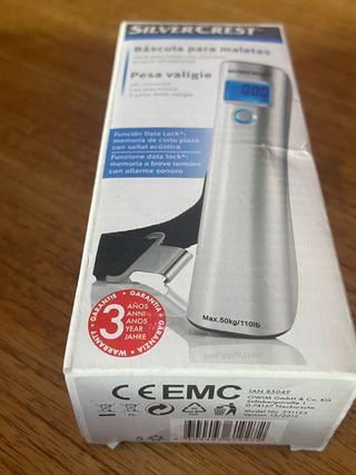 Báscula Maletas + 2 medidores de temperatura