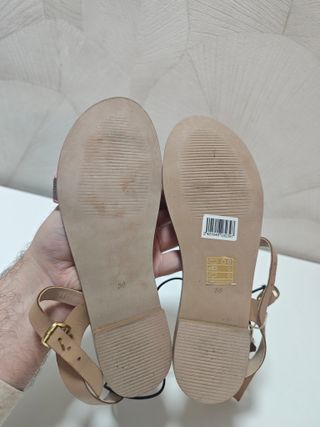 Sandalias Unit Niña Glitter Rosa Talla 36