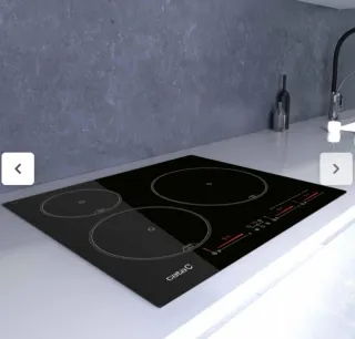 Placa Vitrocerámica Inducción 3 Zonas Cata