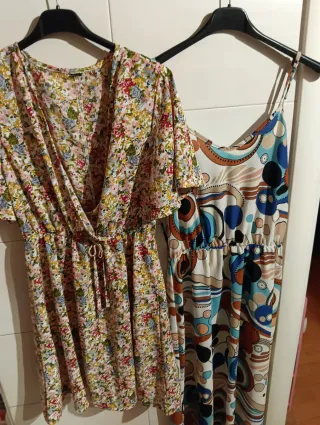 Set 2 vestiti donna fantasia