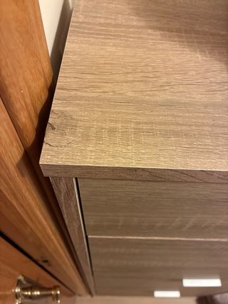 Zapatero alto estrecho madera