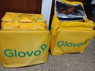 Mochila Glovo Amarilla