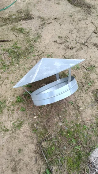 Sombrerete chimenea 38 cm metal