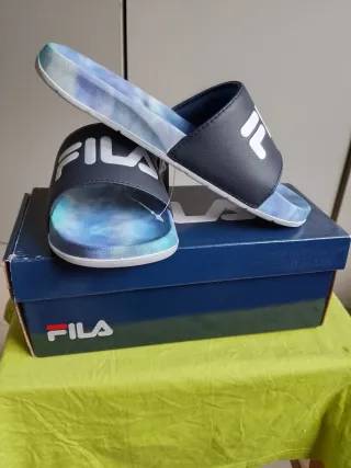 Sandalias Fila Hombre Azul Multicolor