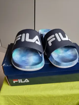 Sandalias Fila Hombre Azul Multicolor