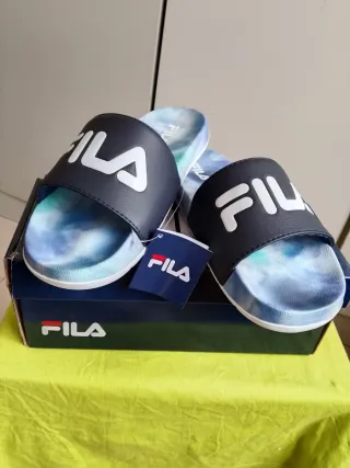 Sandalias Fila Hombre Azul Multicolor