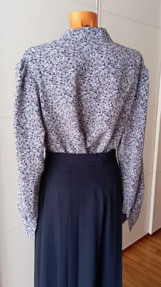 Blusa vintage estampada. Nueva.