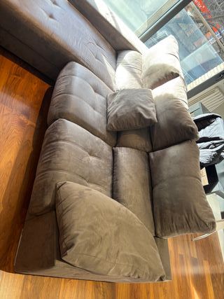 Sofá Chaise Longue Gris