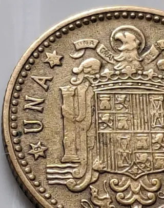Monedas 1 Peseta 1947 - *56. Francisco Franco