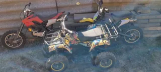 2 Minipitbikes y 1 Mini Quad