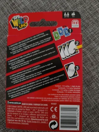 Juego de cartas UNO a estrenar.