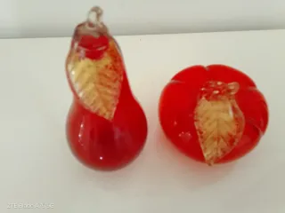Murano figura pera e pomodoro