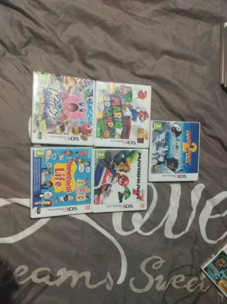 Lote 5 cajas Nintendo 3DS sin juego