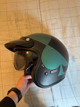 Casco HJC V31 Negro y Verde
