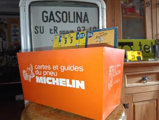 Expositor Michelin Mapas Antiguo